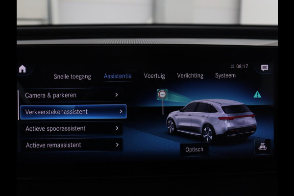 Mercedes-Benz EQC 400 4MATIC Business Solution Luxury 80 kWh | SOH 96.9% | Panoramdak | Leder | Adaptive cruise | Carplay | Sfeerverlichting | Burnmester Surround | Full LED | Stoelverwarming | Camera | Park assist |