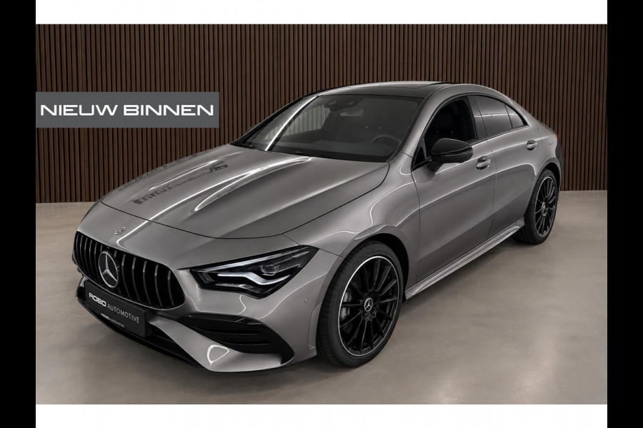 Mercedes-Benz CLA-Klasse 250 e Star Edition AMG | Panoramadak | Stoelverwarming | Camera | Cruise Control | Keyless | Ambiance Verlichting | Navigatie | Grootlichtassistent | LED |