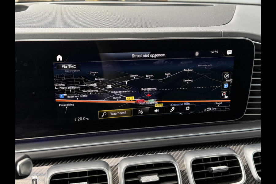Mercedes-Benz GLE AMG 63 S 4MATIC+ Premium Plus 22''/Panoramadak/Burmester 3D/Leder + memory/Stoelmassage/Stoelkoeling/Head-up/Keyless/360 camera