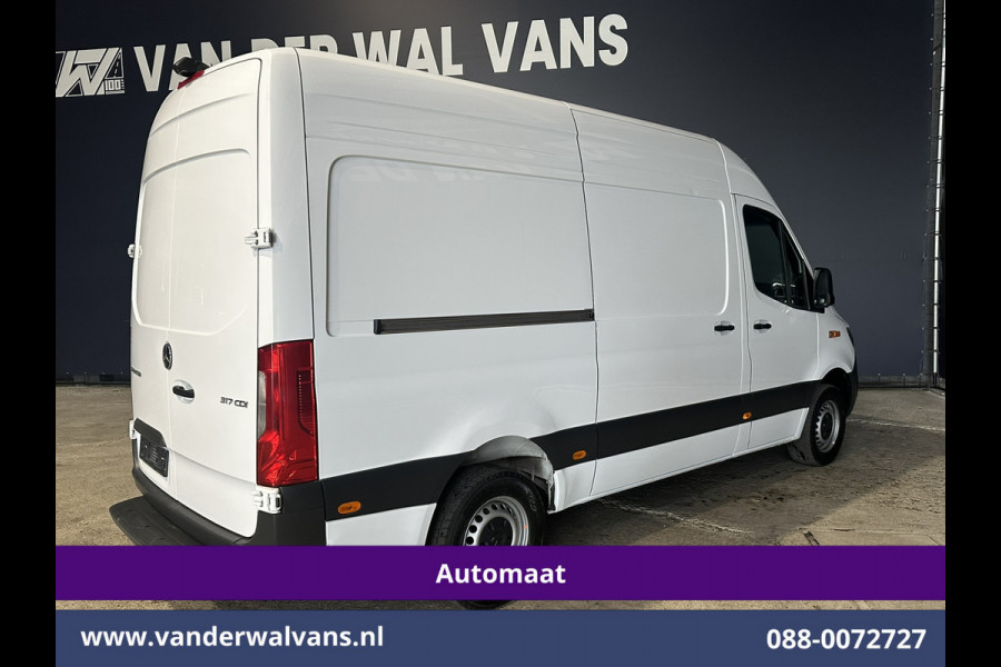 Mercedes-Benz Sprinter 317 CDI 170pk 9G-Tronic Automaat L2H2 Euro6 Airco | Camera | Navigatie | Cruisecontrol Chauffeursstoel, Stoelverwarming, Bijrijdersbank