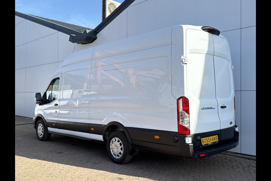 Ford E-Transit 68kWh 184PK L4H3 317km WLTP 95.1% (SOH) BEV Snelladen Carplay Climate control 360° Camera Parkeersensoren v+a Stoelverwarming