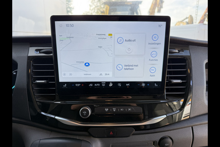 Ford E-Transit 68kWh 184PK L4H3 317km WLTP 95.1% (SOH) BEV Snelladen Carplay Climate control 360° Camera Parkeersensoren v+a Stoelverwarming