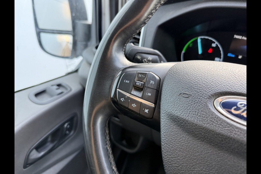 Ford E-Transit 68kWh 184PK L4H3 317km WLTP 95.1% (SOH) BEV Snelladen Carplay Climate control 360° Camera Parkeersensoren v+a Stoelverwarming