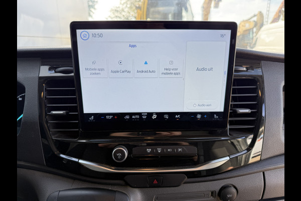 Ford E-Transit 68kWh 184PK L4H3 317km WLTP 95.1% (SOH) BEV Snelladen Carplay Climate control 360° Camera Parkeersensoren v+a Stoelverwarming