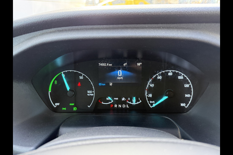 Ford E-Transit 68kWh 184PK L4H3 317km WLTP 95.1% (SOH) BEV Snelladen Carplay Climate control 360° Camera Parkeersensoren v+a Stoelverwarming