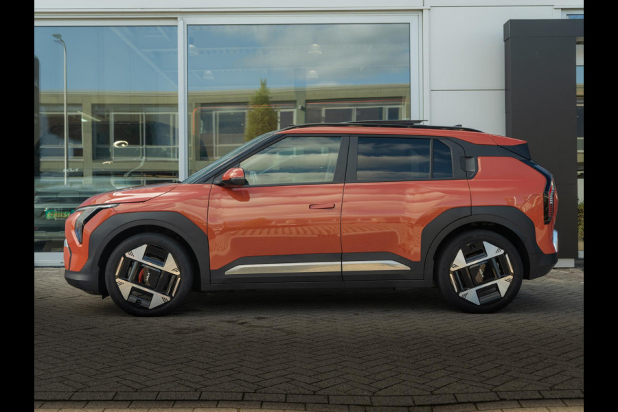 Kia EV3 Plus Advanced 81.4 kWh | Panorama Schuifkantel dak | elektr. achterklep | Leder | Stoel & stuurverwarming l SOH 99%