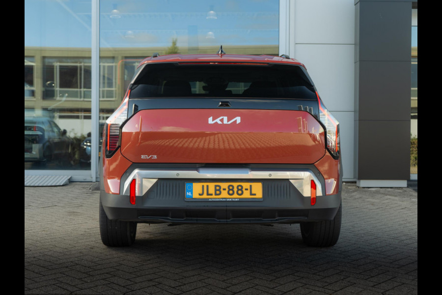 Kia EV3 Plus Advanced 81.4 kWh | Panorama Schuifkantel dak | elektr. achterklep | Leder | Stoel & stuurverwarming l SOH 99%