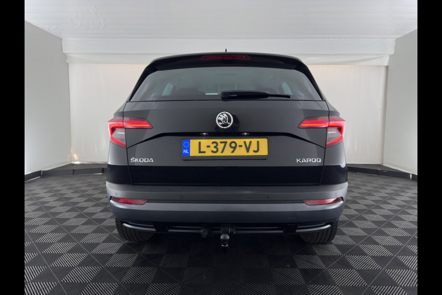 Škoda Karoq 1.6 TDI Style Business (INCL.BTW) Aut. *FULL-LED | NAVI-FULLMAP | ADAPTIVE-CRUISE | HEATED-COMFORTSEATS | KEYLESS | PRIVACY-GLASS | AMBIENT-LIGHT | DAB+ | ECC | PDC | 18''ALU*