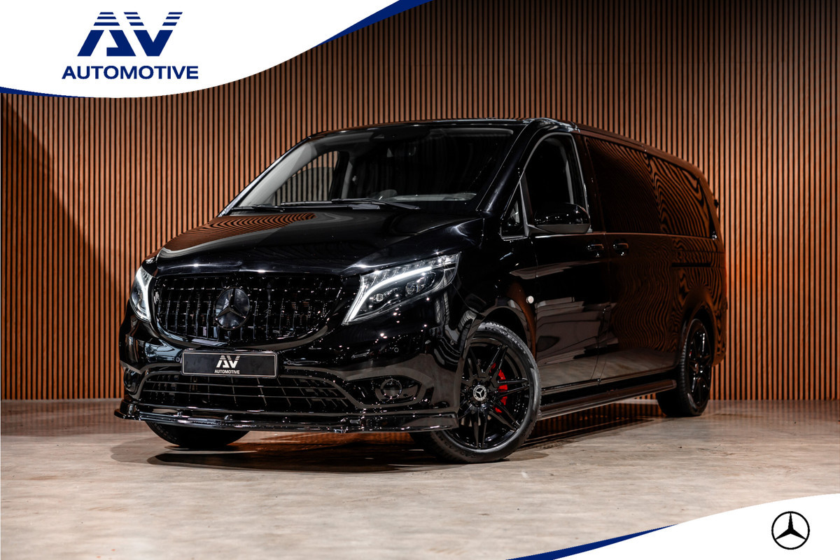 Mercedes-Benz Vito 119 CDI Extra Lang DC | AMG | Marge | BTW Vrij | Camera | Navigatie | L+R Schuifdeur | CarPlay | Trekhaak | Lederen bekleding | Stoelverwarming | Nieuwe APK
