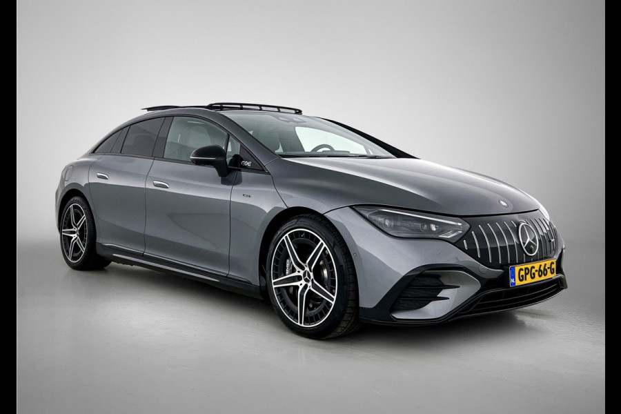 Mercedes-Benz EQE AMG 43 4MATIC 90 kWh Panoramadak | Memory Pakket | Rode gordels |  Burmester Inclusief 24 maanden Mercedes-Benz Certified garantie voor Europa.