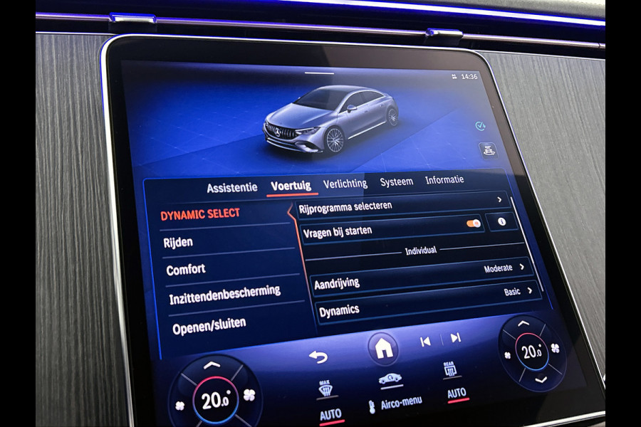 Mercedes-Benz EQE AMG 43 4MATIC 90 kWh Panoramadak | Memory Pakket | Rode gordels |  Burmester Inclusief 24 maanden Mercedes-Benz Certified garantie voor Europa.