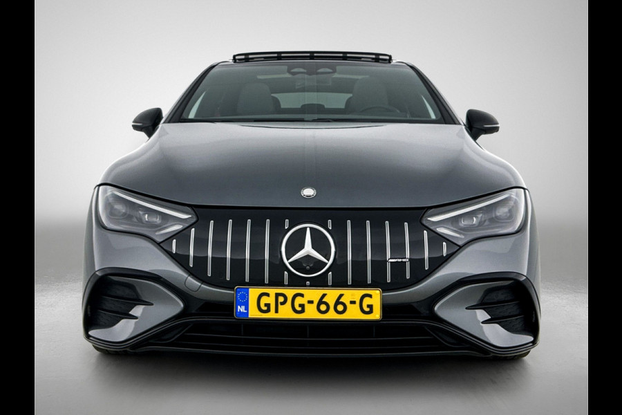 Mercedes-Benz EQE AMG 43 4MATIC 90 kWh Panoramadak | Memory Pakket | Rode gordels |  Burmester Inclusief 24 maanden Mercedes-Benz Certified garantie voor Europa.