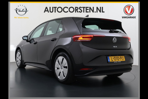 Volkswagen ID.3 62kWh 204pk Adaptive-Cruise Stoel+Stuurverwarmd Navi Ecc Apple Carplay Android Auto SOH 91% DAB All-Season Banden Isofix Bluetooth Keyless start Rijstrooksensor 1e Eigenaar Dealeronderhouden Origineel Nederlandse Auto