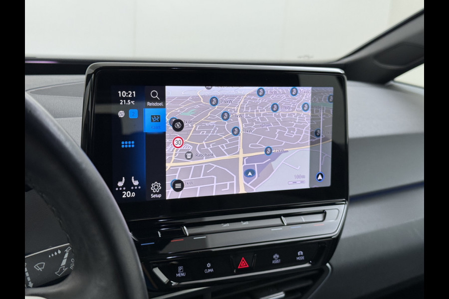 Volkswagen ID.3 62kWh 204pk Adaptive-Cruise Stoel+Stuurverwarmd Navi Ecc Apple Carplay Android Auto SOH 91% DAB All-Season Banden Isofix Bluetooth Keyless start Rijstrooksensor 1e Eigenaar Dealeronderhouden Origineel Nederlandse Auto