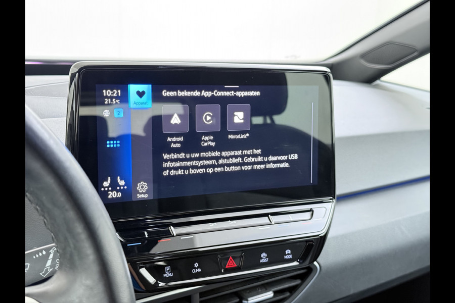 Volkswagen ID.3 62kWh 204pk Adaptive-Cruise Stoel+Stuurverwarmd Navi Ecc Apple Carplay Android Auto SOH 91% DAB All-Season Banden Isofix Bluetooth Keyless start Rijstrooksensor 1e Eigenaar Dealeronderhouden Origineel Nederlandse Auto