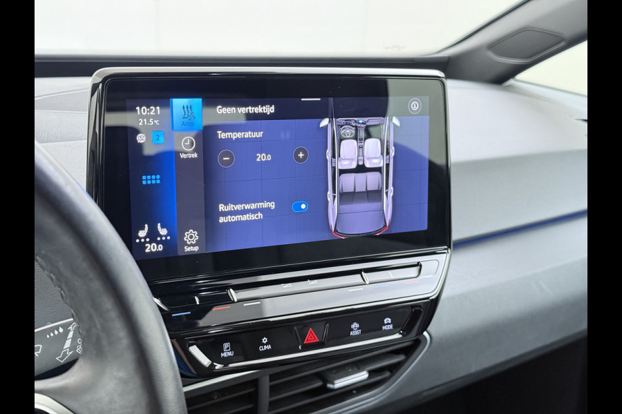 Volkswagen ID.3 62kWh 204pk Adaptive-Cruise Stoel+Stuurverwarmd Navi Ecc Apple Carplay Android Auto SOH 91% DAB All-Season Banden Isofix Bluetooth Keyless start Rijstrooksensor 1e Eigenaar Dealeronderhouden Origineel Nederlandse Auto