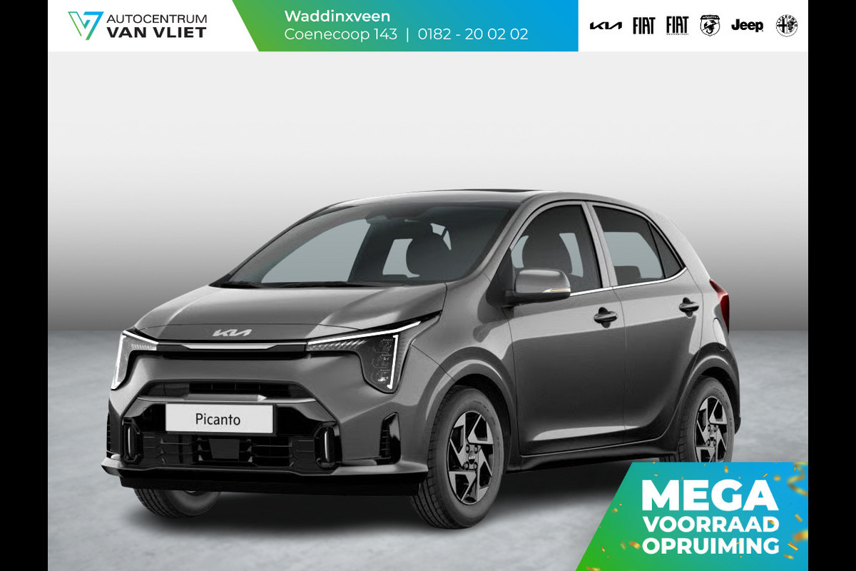 Kia Picanto 1.0 DPI DynamicPlusLine | Uit voorraad leverbaar | Actieprijs* | Snel leverbaar | 4p. | Navi. | Airco | Cruise. | Parkeersensoren | Privacy Glass