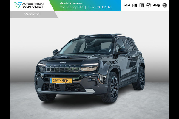 Jeep Avenger 1.2 e-Hybrid Summit | Infotainment Pack | Schuif/Kanteldak | Leder&Winter Pack | 19" Brute velgen