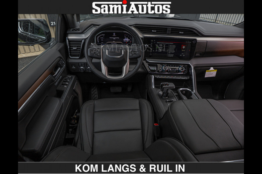 GMC Sierra DENALI | All-In Prijs €79950,- excl | 6,2 V8 Full Option | De Meest Luxe Pick-Up in zijn Klasse | Comfortabele Dubbele Cabine met Royale 5 Zitplaatsen | BPM vrij | Nu Leverbaar uit Voorraad | Voorraad Nr 1788 | De specialist in Amerikaanse pick‑ups in Nederland en Europa.
