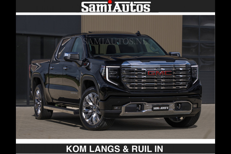 GMC Sierra DENALI | All-In Prijs €79950,- excl | 6,2 V8 Full Option | De Meest Luxe Pick-Up in zijn Klasse | Comfortabele Dubbele Cabine met Royale 5 Zitplaatsen | BPM vrij | Nu Leverbaar uit Voorraad | Voorraad Nr 1788 | De specialist in Amerikaanse pick‑ups in Nederland en Europa.