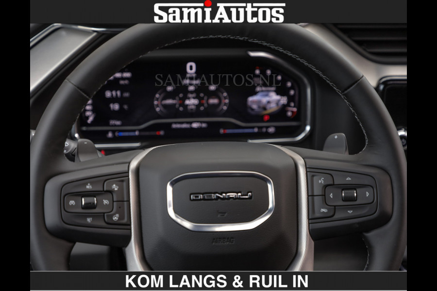 GMC Sierra DENALI | All-In Prijs €79950,- excl | 6,2 V8 Full Option | De Meest Luxe Pick-Up in zijn Klasse | Comfortabele Dubbele Cabine met Royale 5 Zitplaatsen | BPM vrij | Nu Leverbaar uit Voorraad | Voorraad Nr 1788 | De specialist in Amerikaanse pick‑ups in Nederland en Europa.