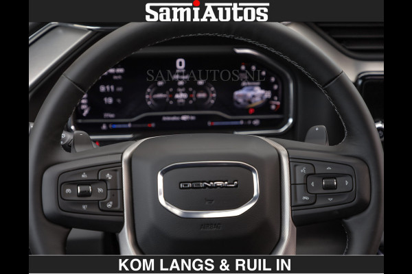 GMC Sierra DENALI | All-In Prijs €79950,- excl | 6,2 V8 Full Option | De Meest Luxe Pick-Up in zijn Klasse | Comfortabele Dubbele Cabine met Royale 5 Zitplaatsen | BPM vrij | Nu Leverbaar uit Voorraad | Voorraad Nr 1788 | De specialist in Amerikaanse pick‑ups in Nederland en Europa.