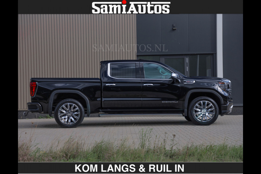 GMC Sierra DENALI | All-In Prijs €79950,- excl | 6,2 V8 Full Option | De Meest Luxe Pick-Up in zijn Klasse | Comfortabele Dubbele Cabine met Royale 5 Zitplaatsen | BPM vrij | Nu Leverbaar uit Voorraad | Voorraad Nr 1788 | De specialist in Amerikaanse pick‑ups in Nederland en Europa.