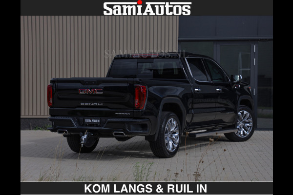 GMC Sierra DENALI | All-In Prijs €79950,- excl | 6,2 V8 Full Option | De Meest Luxe Pick-Up in zijn Klasse | Comfortabele Dubbele Cabine met Royale 5 Zitplaatsen | BPM vrij | Nu Leverbaar uit Voorraad | Voorraad Nr 1788 | De specialist in Amerikaanse pick‑ups in Nederland en Europa.
