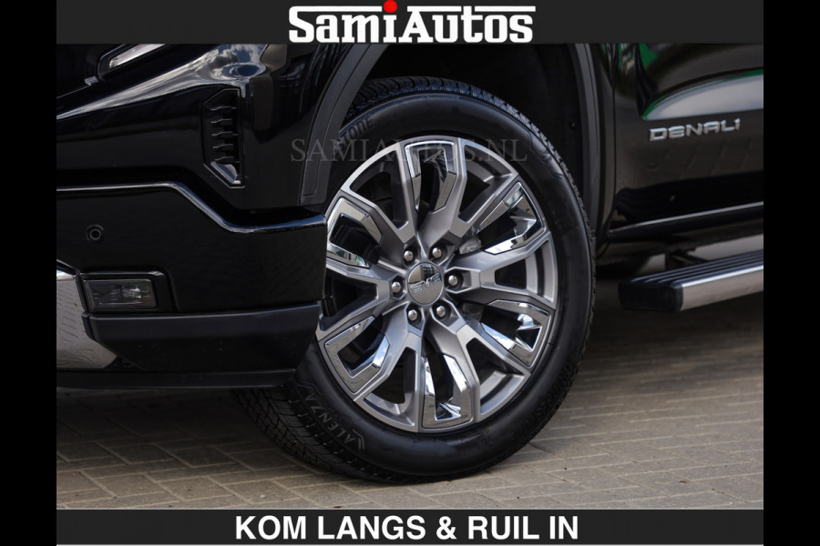 GMC Sierra DENALI | All-In Prijs €79950,- excl | 6,2 V8 Full Option | De Meest Luxe Pick-Up in zijn Klasse | Comfortabele Dubbele Cabine met Royale 5 Zitplaatsen | BPM vrij | Nu Leverbaar uit Voorraad | Voorraad Nr 1788 | De specialist in Amerikaanse pick‑ups in Nederland en Europa.