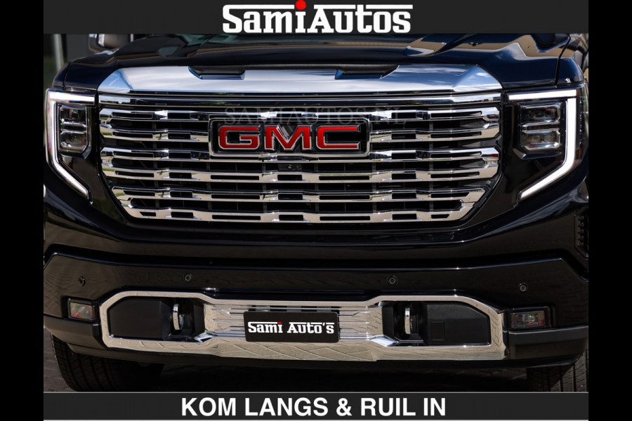 GMC Sierra DENALI | All-In Prijs €79950,- excl | 6,2 V8 Full Option | De Meest Luxe Pick-Up in zijn Klasse | Comfortabele Dubbele Cabine met Royale 5 Zitplaatsen | BPM vrij | Nu Leverbaar uit Voorraad | Voorraad Nr 1788 | De specialist in Amerikaanse pick‑ups in Nederland en Europa.