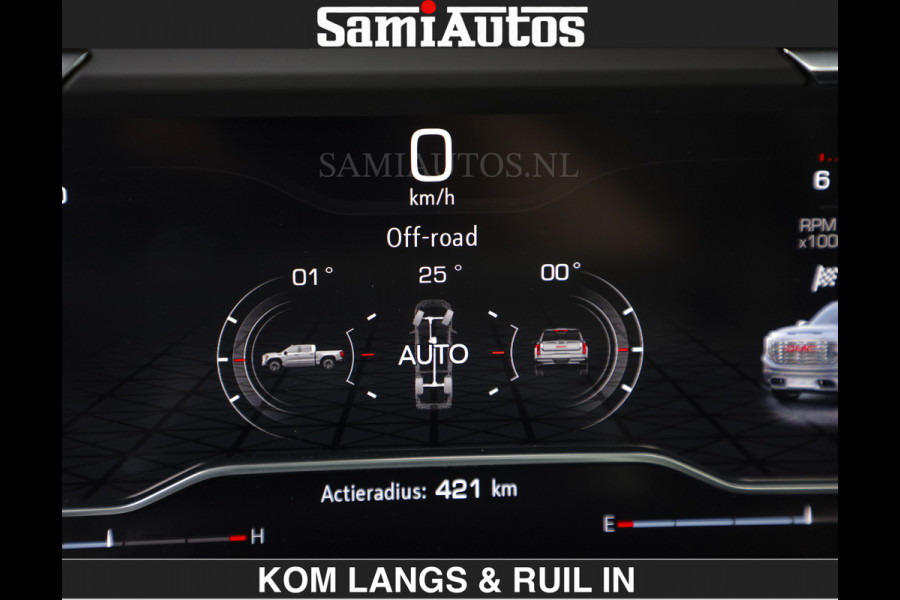 GMC Sierra DENALI | All-In Prijs €79950,- excl | 6,2 V8 Full Option | De Meest Luxe Pick-Up in zijn Klasse | Comfortabele Dubbele Cabine met Royale 5 Zitplaatsen | BPM vrij | Nu Leverbaar uit Voorraad | Voorraad Nr 1788 | De specialist in Amerikaanse pick‑ups in Nederland en Europa.