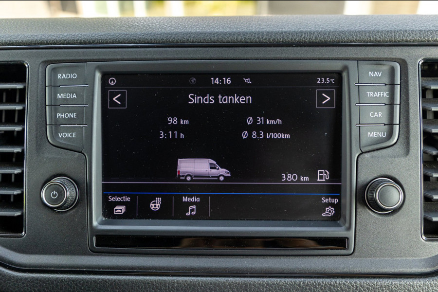 Volkswagen Crafter 35 2.0 TDI L3H2 DC Highline I 2 schuif I camera I carplay I blis I Acc