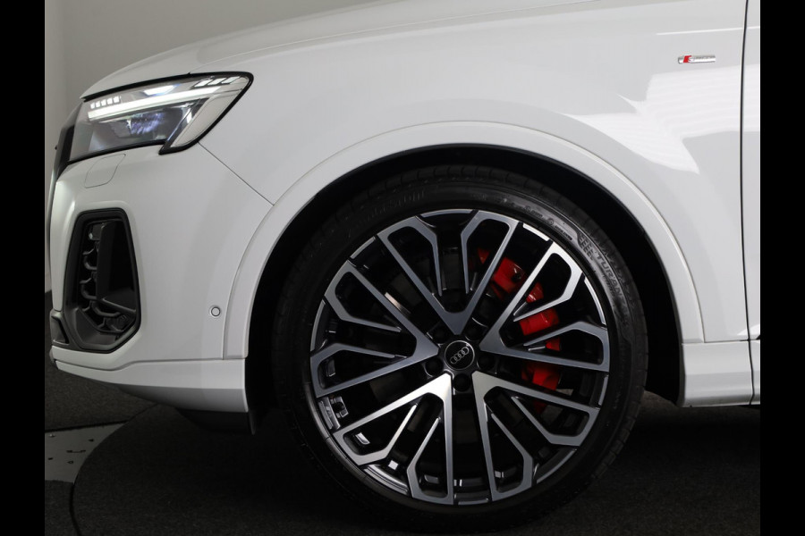 Audi Q7 60 TFSI e quattro Pro Line S Competition 490pk | Panoramadak | Wegklapbare trekhaak |  Stoelventilatie/massage voorin | HD-matrix-led, laserlicht | Digitale oled-achterlichten | Bang & Olufsen Premium 3D | Leder Valcona S-logo ruitpatroon