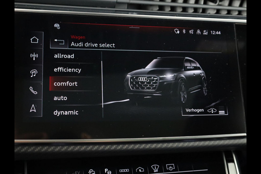 Audi Q7 60 TFSI e quattro Pro Line S Competition 490pk | Panoramadak | Wegklapbare trekhaak |  Stoelventilatie/massage voorin | HD-matrix-led, laserlicht | Digitale oled-achterlichten | Bang & Olufsen Premium 3D | Leder Valcona S-logo ruitpatroon