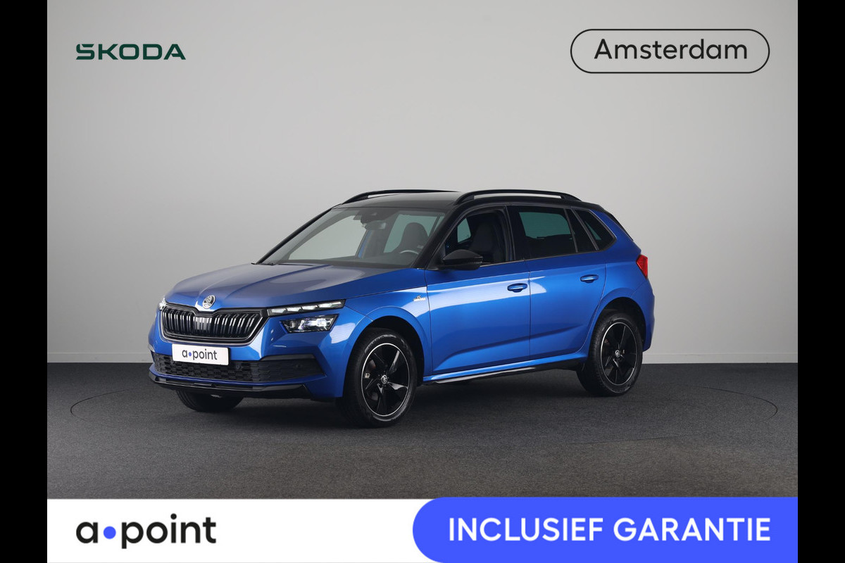 Škoda Kamiq 1.0 TSI Monte Carlo 110 PK DSG | Navigatie via app | Panorama dak | 17"LM velgen | Parkeercamera |