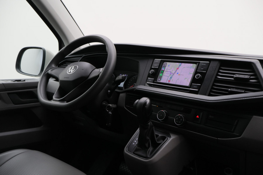 Volkswagen Transporter 2.0 TDI DSG L2H1 Leer, 3-Zits, Camera, Cruise, Airco, Apple Carplay, SideSteps, Elektrisch Pakket, 20''