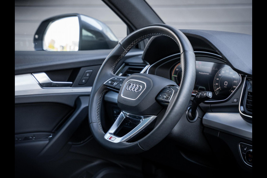 Audi Q5 50 TFSI e S edition 3x S-Line l Pano | Massage l B&O | Trekhaak | B&O