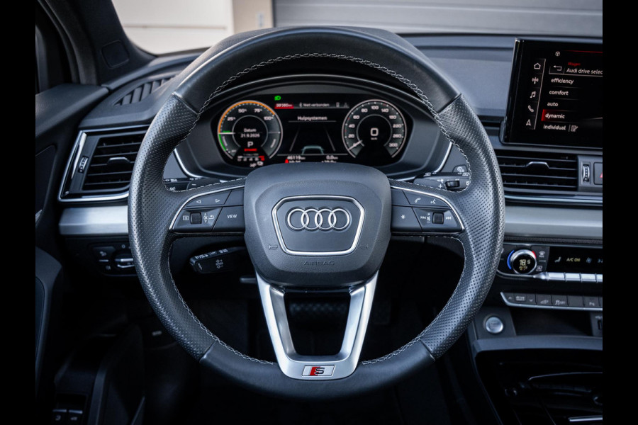 Audi Q5 50 TFSI e S edition 3x S-Line l Pano | Massage l B&O | Trekhaak | B&O