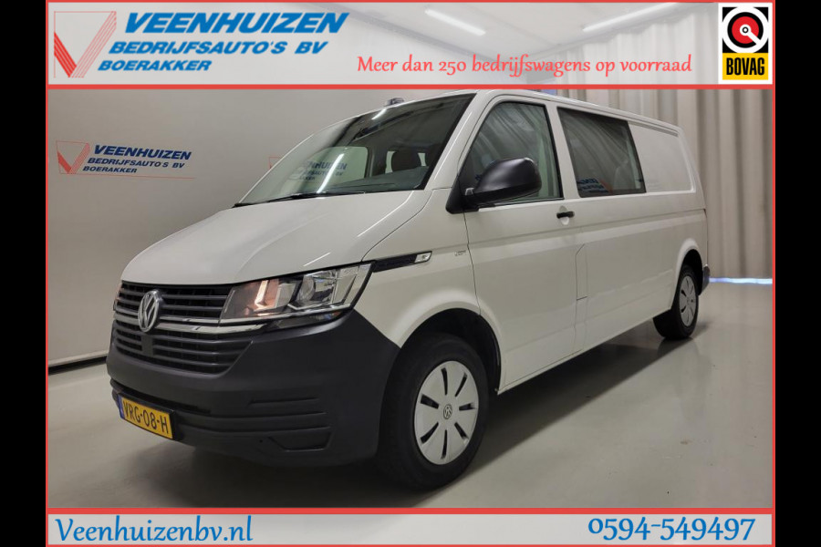 Volkswagen Transporter 2.0TDI L2/H1 Dubbele Cabine Euro 6!