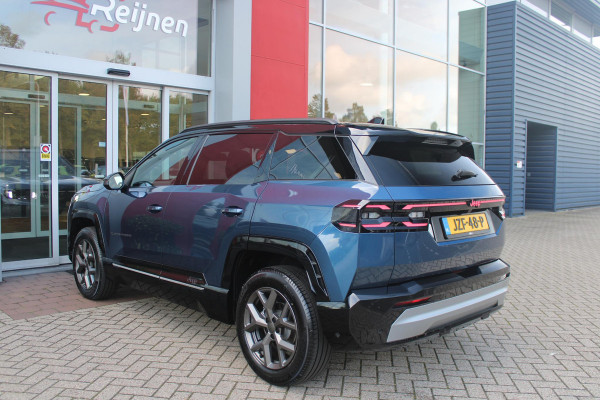 Jeep Compass 1.2 145PK e-Hybrid FIRST EDITION | PANORAMADAK: TWEEDELIG PANORAMISCH SCHUIF-/KANTELDAK | PREMIUM PACK: FOCAL PREMIUM AUDIO/STOELMASSAGE VÓÓR/STOELVENTILATIE VÓÓR/ELEKTRISCH VERSTELBARE VOORSTOELEN MET GEHEUGENFUNCTIE/GLANZEND ZWART GESPOTEN BUMPERS | CONVENIENCE PACK: 360° CAMERA /PARKEERSENSOREN VÓÓR, ACHTER & ZIJDELINGS/BLIND SPOT MONITORING/PEDAALVERWARMINGSPREVENTIE | PACIFIC BLUE | LED MATRIX KOPLAMPEN | 18" LICHTMETALEN VELGEN | VERLICHTE 7-SLEUFS GRILL | PRIVACY GLASS | STOEL/STUUR VERWARMING | VERWARMBARE VOORRUITRAND |SFEERVERLICHTING | ELEKTRISCH BEDIENBARE