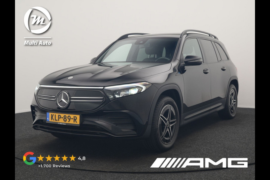 Mercedes-Benz EQB 300 4MATIC AMG Line 69,7 kWh 228pk Dealer O.H. | Camera | MBUX Widescreen Navi | Alcantara Sportstoelen Verwarmd | Sfeerverlichting | Night Pakket | Cruise Control | Virtual | DAB |