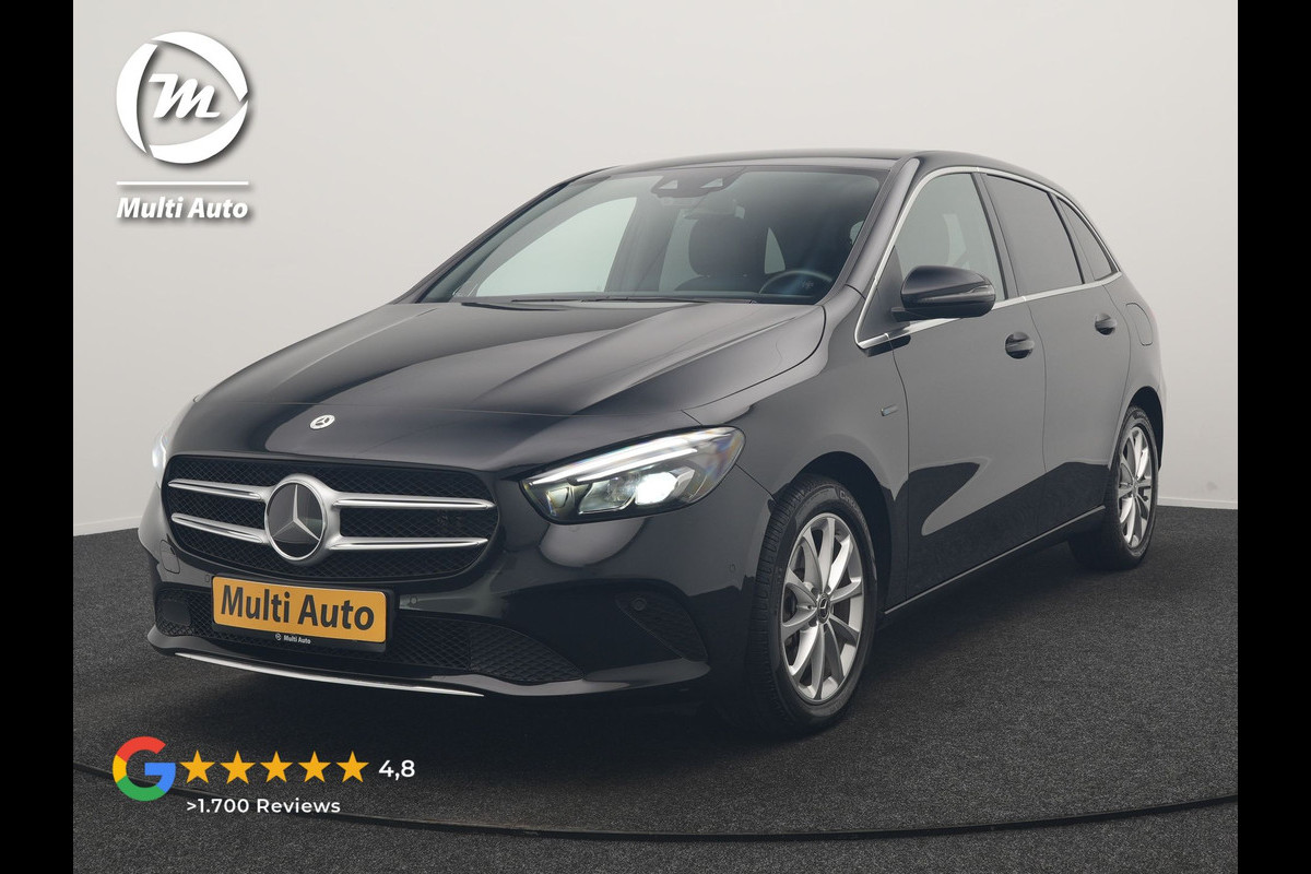 Mercedes-Benz B-Klasse 250 e Premium PHEV 218pk Dealer O.H. | Trekhaak Af Fabriek | Adaptive Cruise | Head Up | Burmester Audio | Camera | Lederen Sportstoelen Memory & Verwarmd | BLIS | Apple Carplay | Widescreen Navi | DAB | Plug In Hybrid |