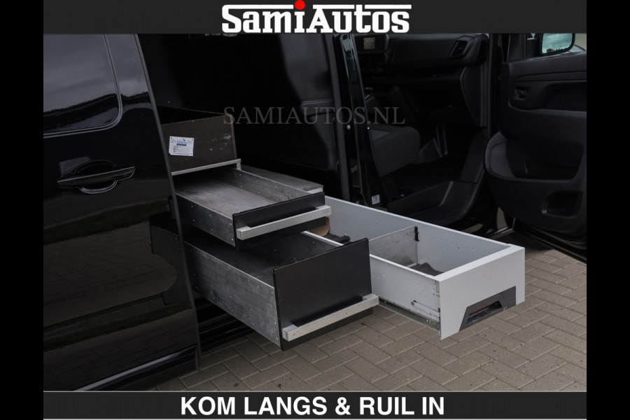Opel Vivaro BLACK OPS | GEHEEL COMPLEET | €27950,- excl | HOUTEN VLOER EN WANDEN | 3 PERSOONS | 2 DELIG ACHTER DEUREN | LADE SCHUIF BAK | 2. FULL LED | SCHUIF DEUR | GEHEEL ZWART | MOOIE STOERE BUS |