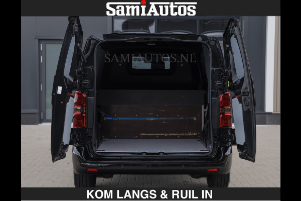 Opel Vivaro BLACK OPS | GEHEEL COMPLEET | €27950,- excl | HOUTEN VLOER EN WANDEN | 3 PERSOONS | 2 DELIG ACHTER DEUREN | LADE SCHUIF BAK | 2. FULL LED | SCHUIF DEUR | GEHEEL ZWART | MOOIE STOERE BUS |