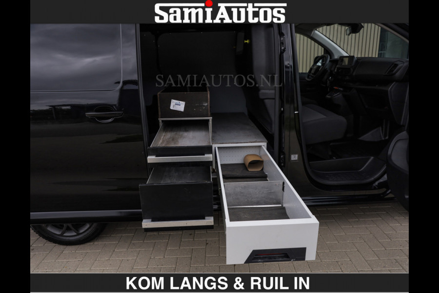 Opel Vivaro BLACK OPS | GEHEEL COMPLEET | €27950,- excl | HOUTEN VLOER EN WANDEN | 3 PERSOONS | 2 DELIG ACHTER DEUREN | LADE SCHUIF BAK | 2. FULL LED | SCHUIF DEUR | GEHEEL ZWART | MOOIE STOERE BUS |