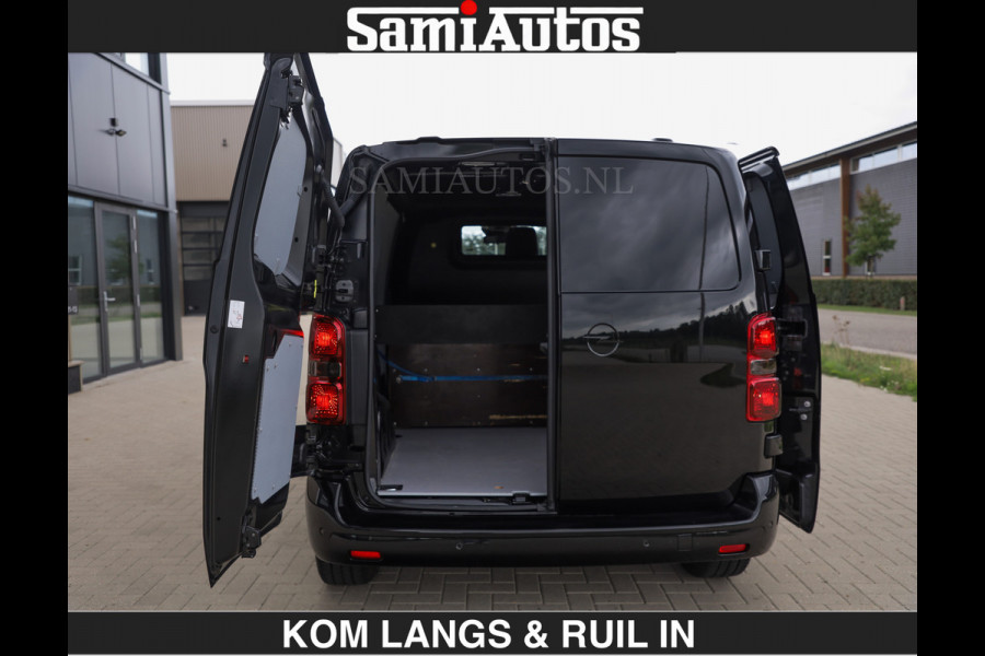 Opel Vivaro BLACK OPS | GEHEEL COMPLEET | €27950,- excl | HOUTEN VLOER EN WANDEN | 3 PERSOONS | 2 DELIG ACHTER DEUREN | LADE SCHUIF BAK | 2. FULL LED | SCHUIF DEUR | GEHEEL ZWART | MOOIE STOERE BUS |