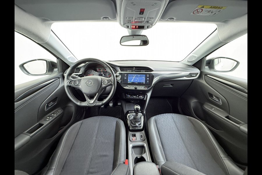 Opel Corsa 1.2T 101PK Camera PDC-a+v Navi Apple Carplay Android EleganceStoel+Stuurverwarming Regen-Lichtsensor Keyless entry/start Privacy Glas Lmv Led Bluetooth Lane Assist Isofix 1e Eigenaar Dealeronderhouden Origineel Nederlandse Auto