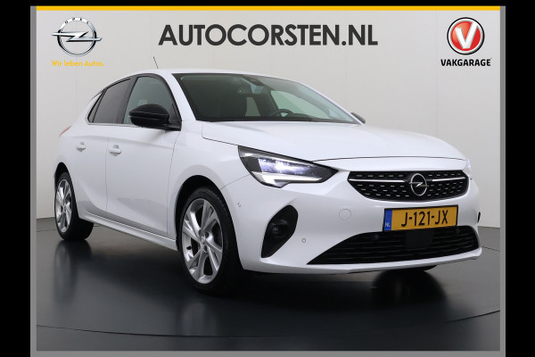 Opel Corsa 1.2T 101PK Camera PDC-a+v Navi Apple Carplay Android EleganceStoel+Stuurverwarming Regen-Lichtsensor Keyless entry/start Privacy Glas Lmv Led Bluetooth Lane Assist Isofix 1e Eigenaar Dealeronderhouden Origineel Nederlandse Auto