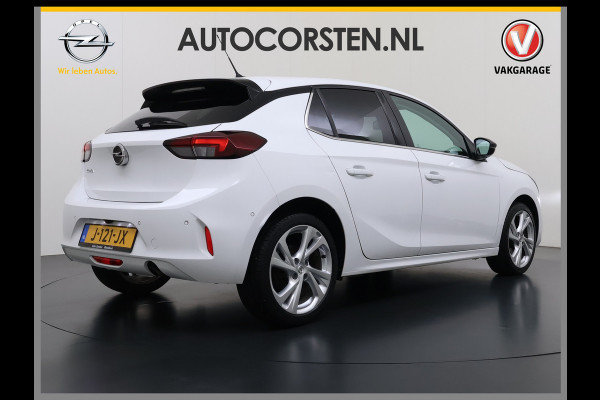 Opel Corsa 1.2T 101PK Camera PDC-a+v Navi Apple Carplay Android EleganceStoel+Stuurverwarming Regen-Lichtsensor Keyless entry/start Privacy Glas Lmv Led Bluetooth Lane Assist Isofix 1e Eigenaar Dealeronderhouden Origineel Nederlandse Auto