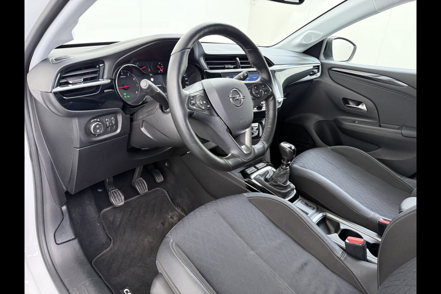 Opel Corsa 1.2T 101PK Camera PDC-a+v Navi Apple Carplay Android EleganceStoel+Stuurverwarming Regen-Lichtsensor Keyless entry/start Privacy Glas Lmv Led Bluetooth Lane Assist Isofix 1e Eigenaar Dealeronderhouden Origineel Nederlandse Auto